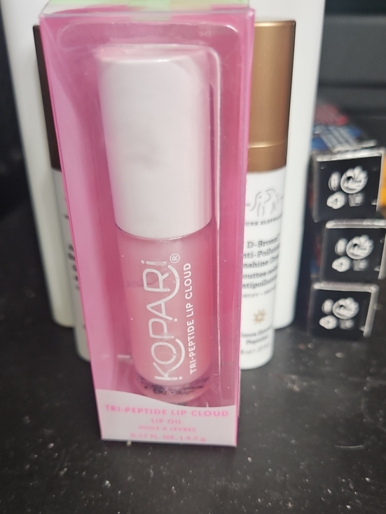 Kopari Other - Kopari Pink Tri-Peptide Lip Cloud Glossy Lip Oil